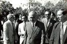 Visita do então Presidente da República, José Sarney, à sede do Ibama, por ocasião do 1º aniversário do IBAMA